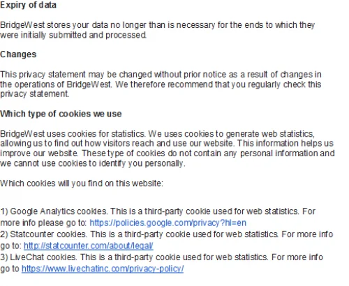 Privacy Policy for the website immigration-italy.com
